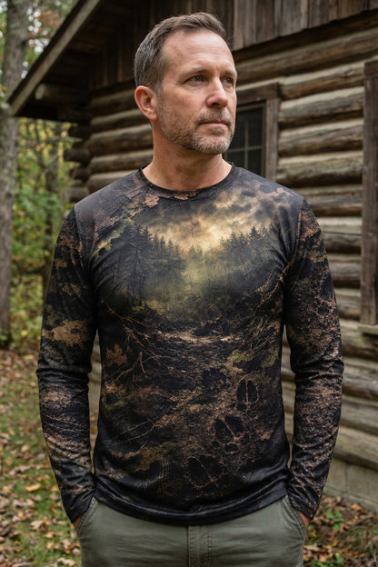 Performance Hunting Long Sleeve - Swamp Boar Fog - SF3M