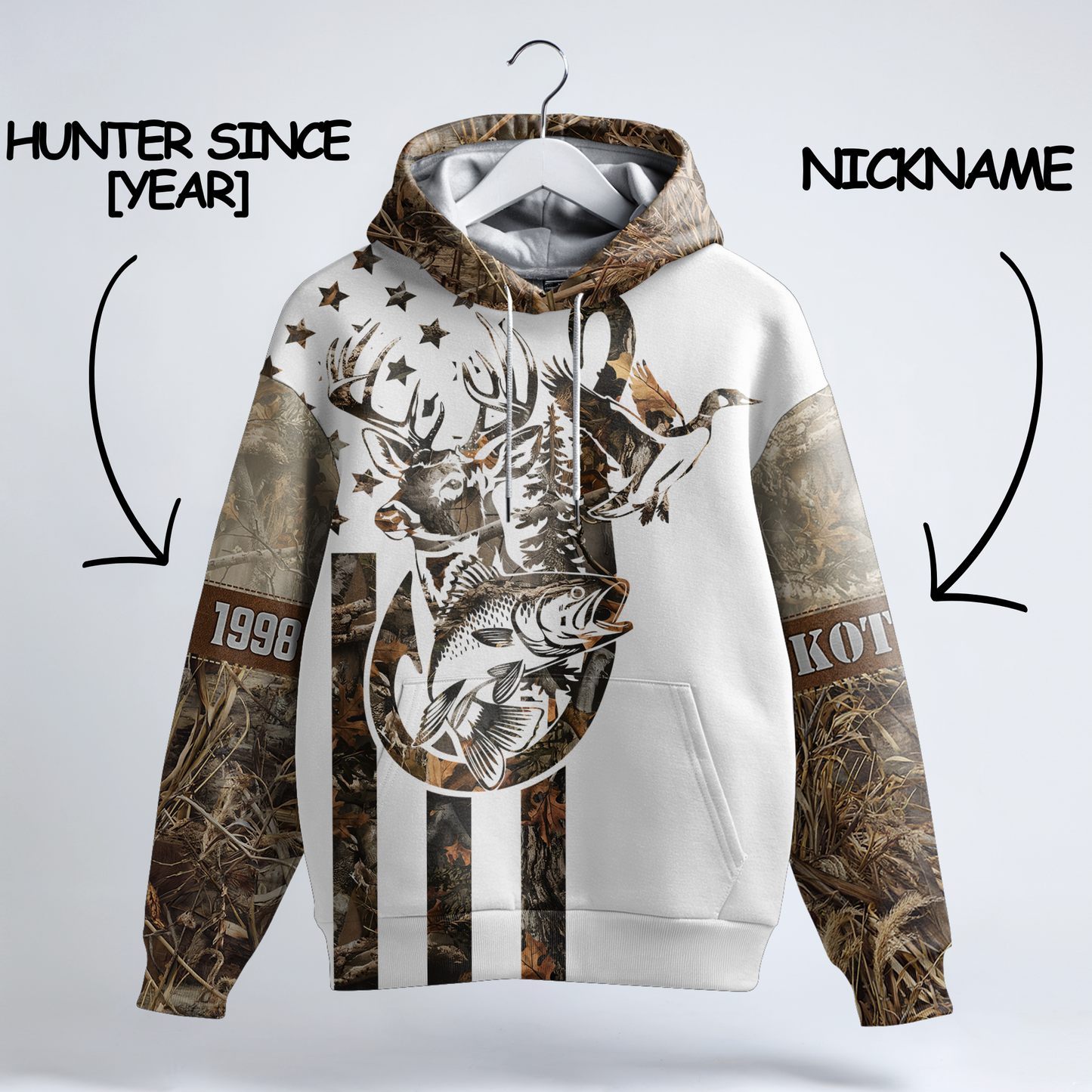 Cast & Blast Legend Personalized Unisex Hoodie