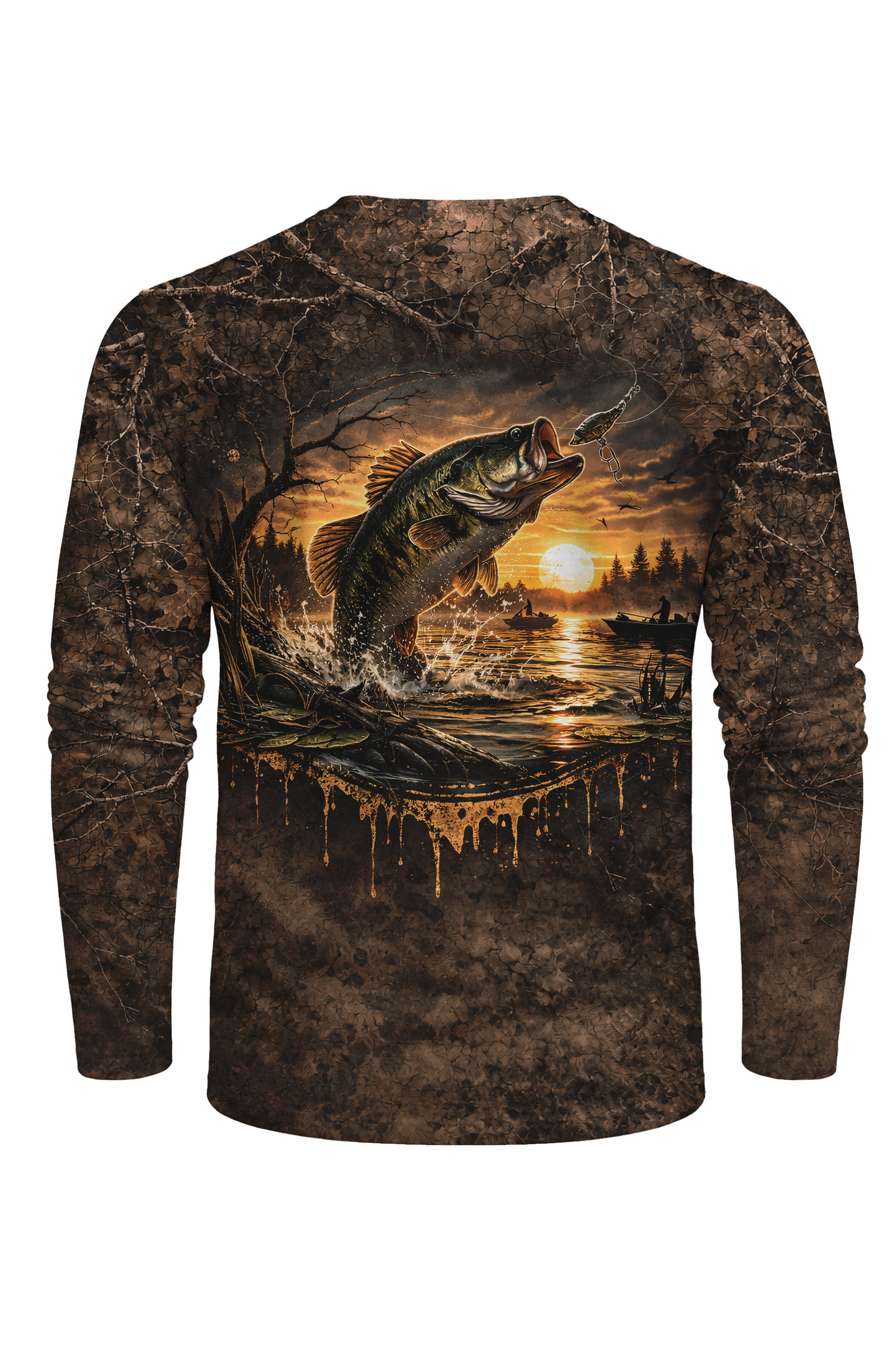 Performance Hunting Long Sleeve - Swamp Bass Dusk - SD8B