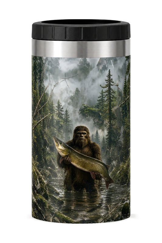 Woodland Bigfoot Muskie can cooler - front