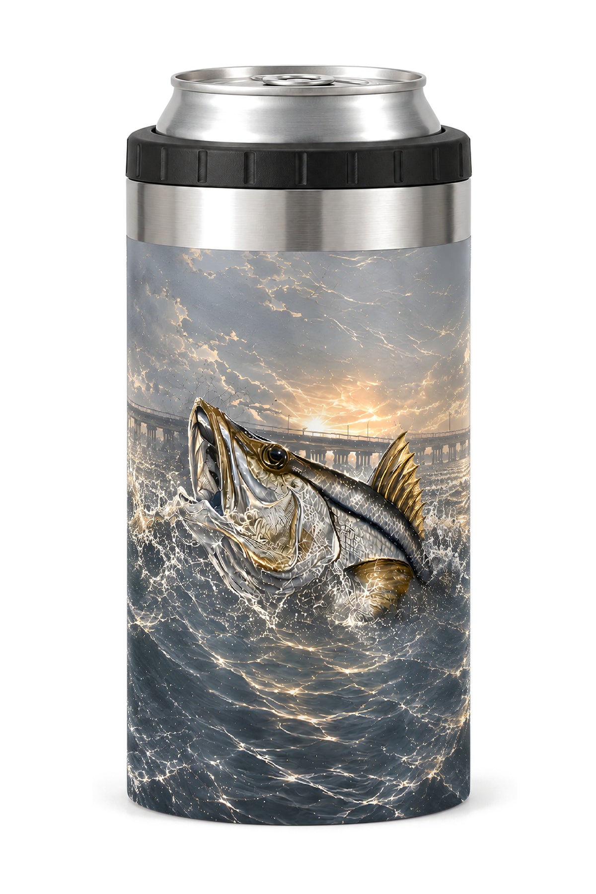 Bridge Strike Snook can cooler - front