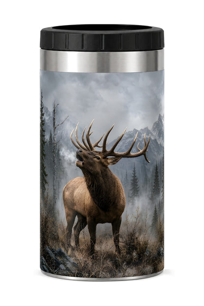 Majestic Elk Mountain Bugle can cooler - front