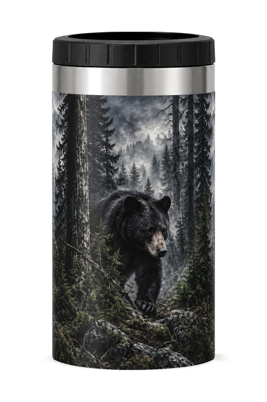 Dark Timber Black Bear Stalker can cooler - front