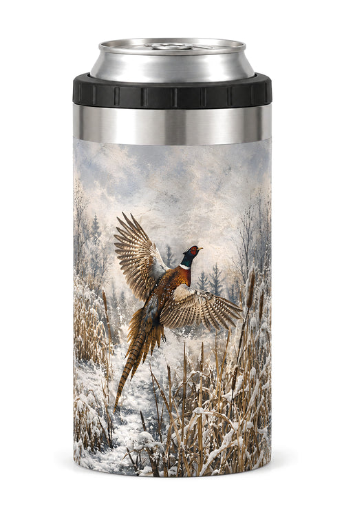Snowy Marsh Pheasant Flight can cooler - front