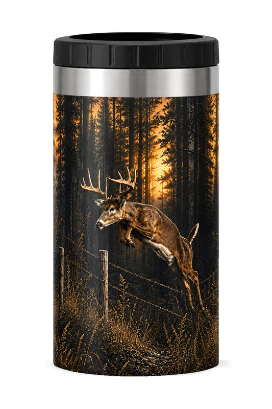 Twilight Whitetail Bound can cooler - front