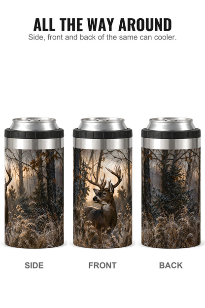 Frost Timber Whitetail Sentinel can cooler - side, front and back