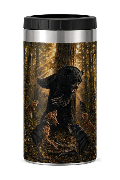 Deep Timber Bear Stand can cooler - front