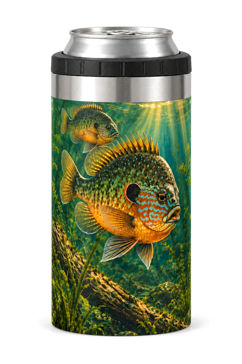 Sunlit Pumpkinseed can cooler - front