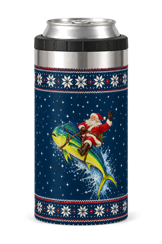 Santa Mahi Mahi Express can cooler - front