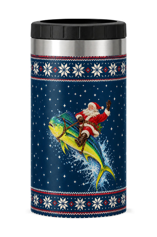 Santa Mahi Mahi Express can cooler - front