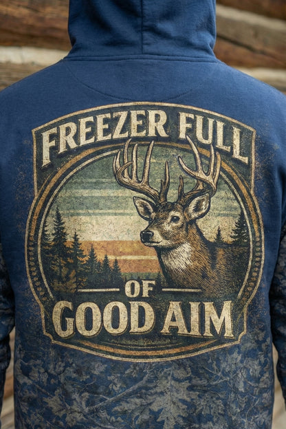 Performance Hunting Fleece-Lined Hoodie - Freezer Full Of Good Aim – GN6K