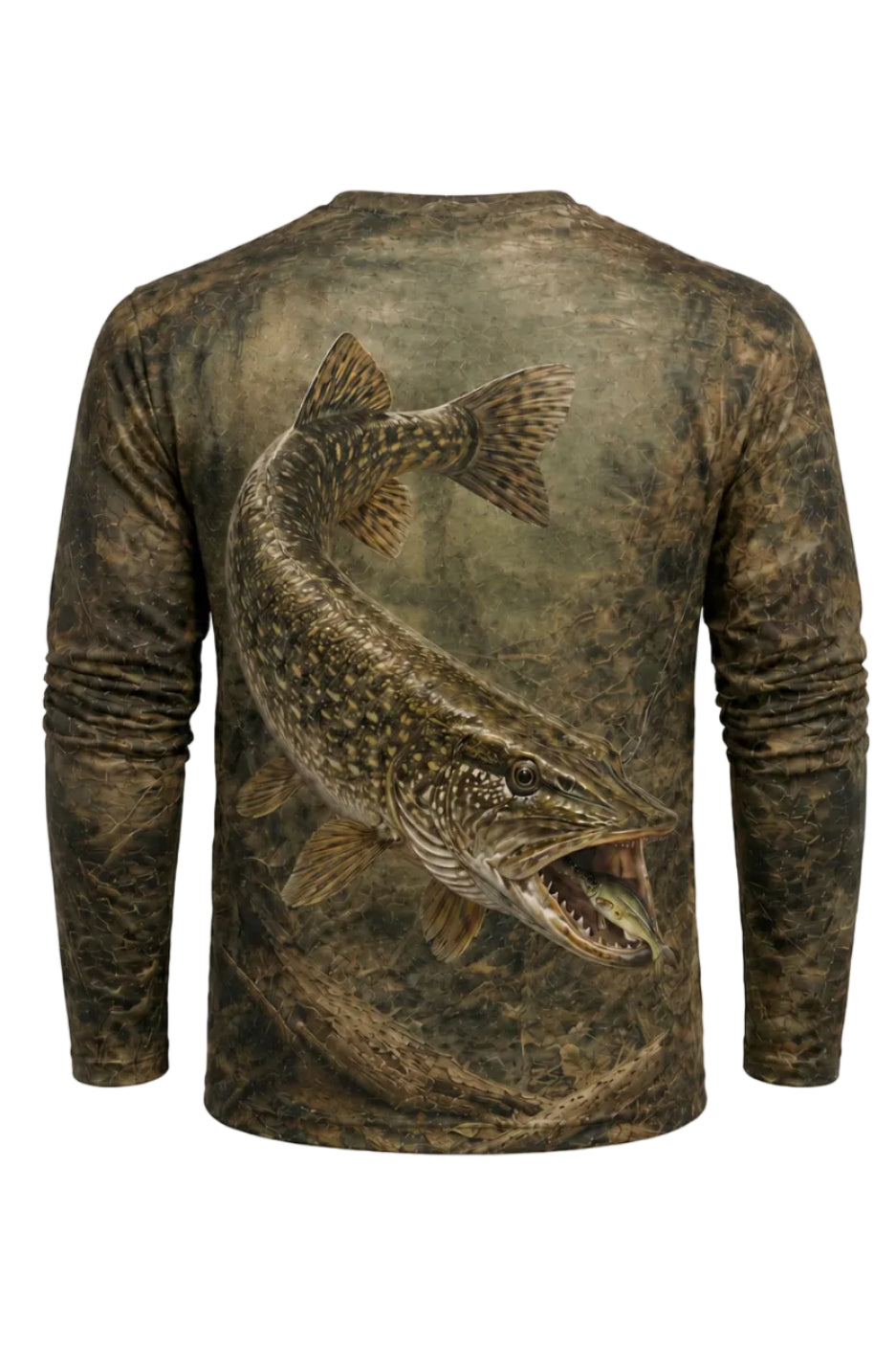 Performance Fishing Long Sleeve - Reedline Pike Ambush - AOF33