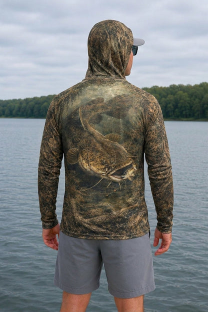 AirLite Fishing Sun Hoodie - Stillwater Catfish - TBT39