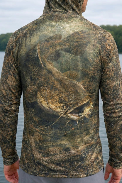 AirLite Fishing Sun Hoodie - Stillwater Catfish - TBT39