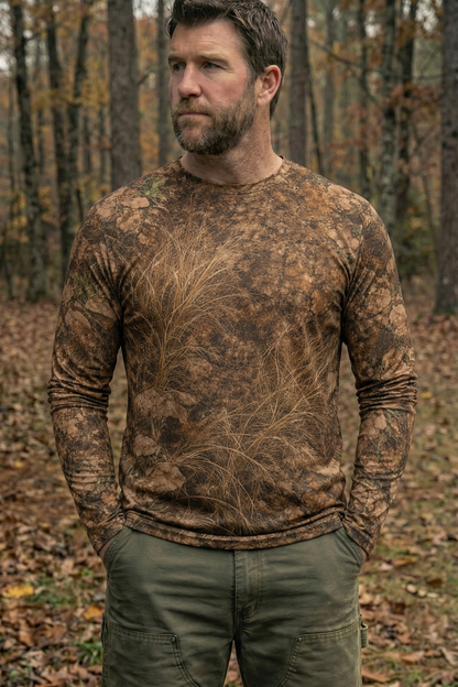Performance Hunting Long Sleeve - Turkey On Bush - SRT03