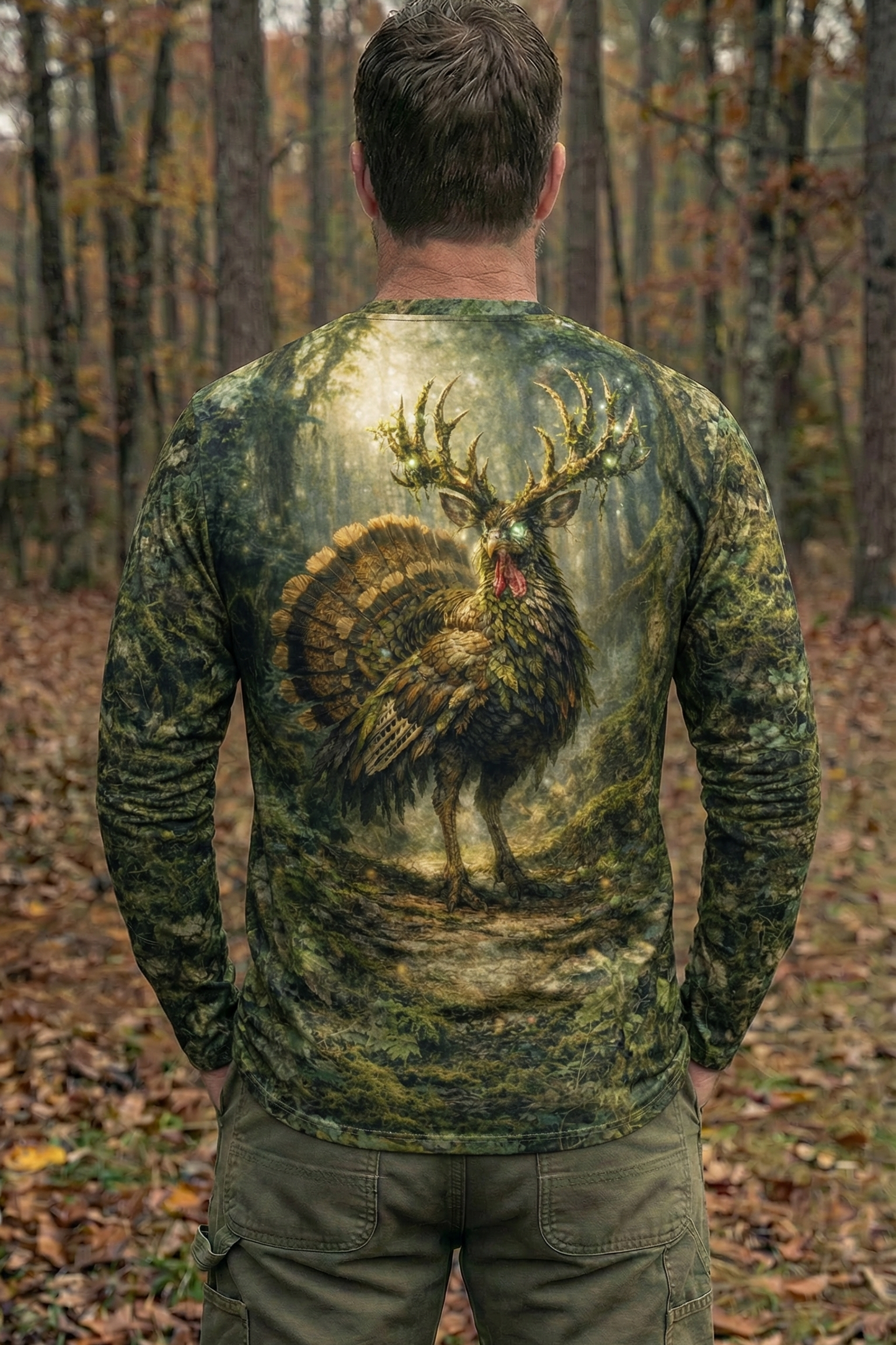 Performance Hunting Long Sleeve - Antlered Forest Turkey - FBS01