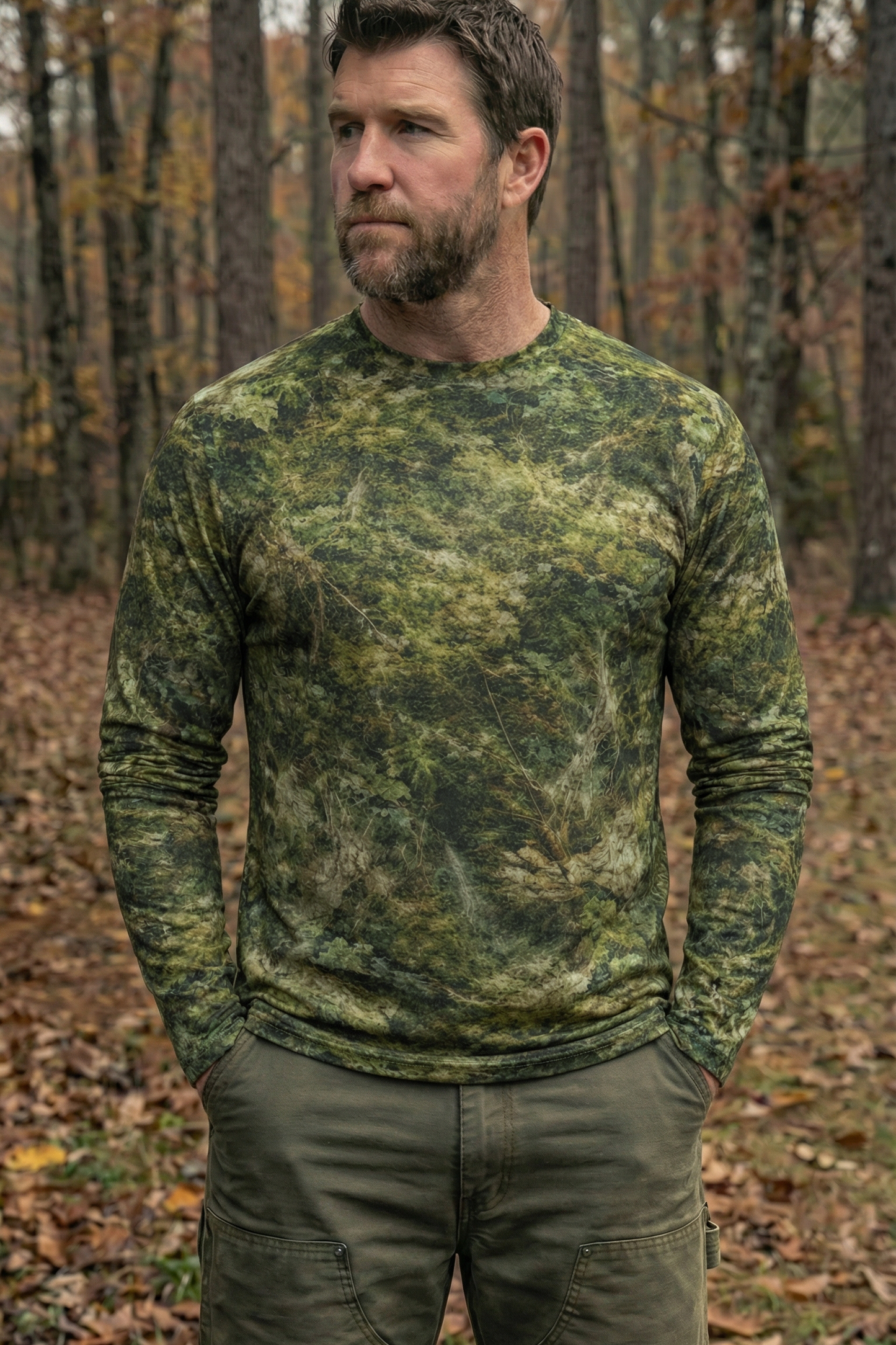 Performance Hunting Long Sleeve - Antlered Forest Turkey - FBS01