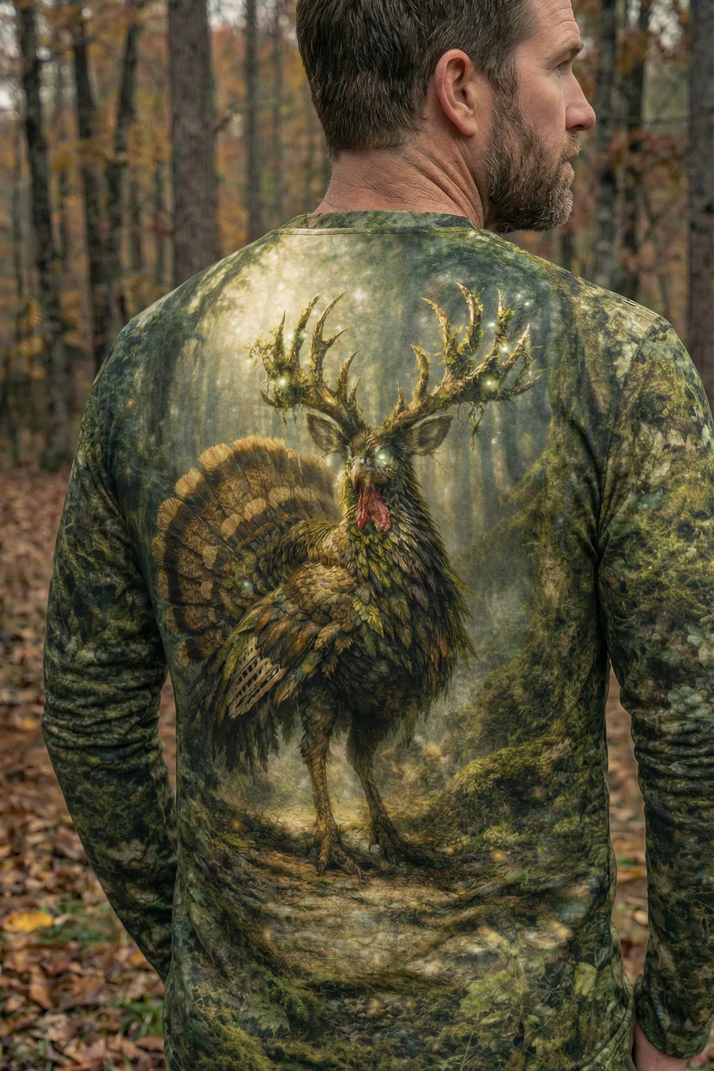 Performance Hunting Long Sleeve - Antlered Forest Turkey - FBS01