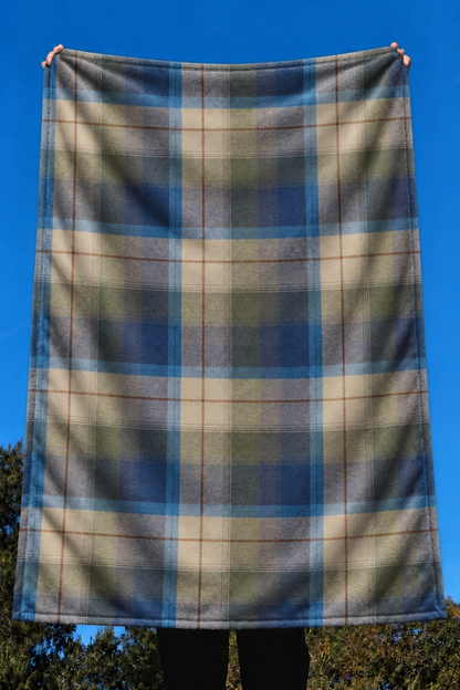 Blue Ridge Flannel Plaid Fleece Throw