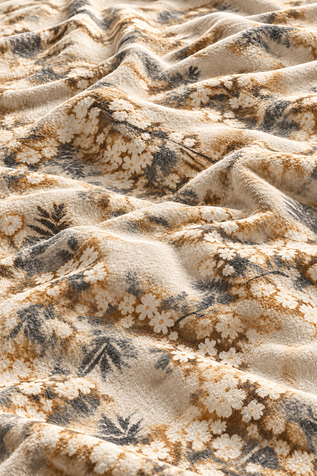 Wild Dogwood Camo Fleece Throw