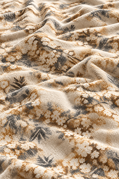 Wild Dogwood Camo Fleece Throw