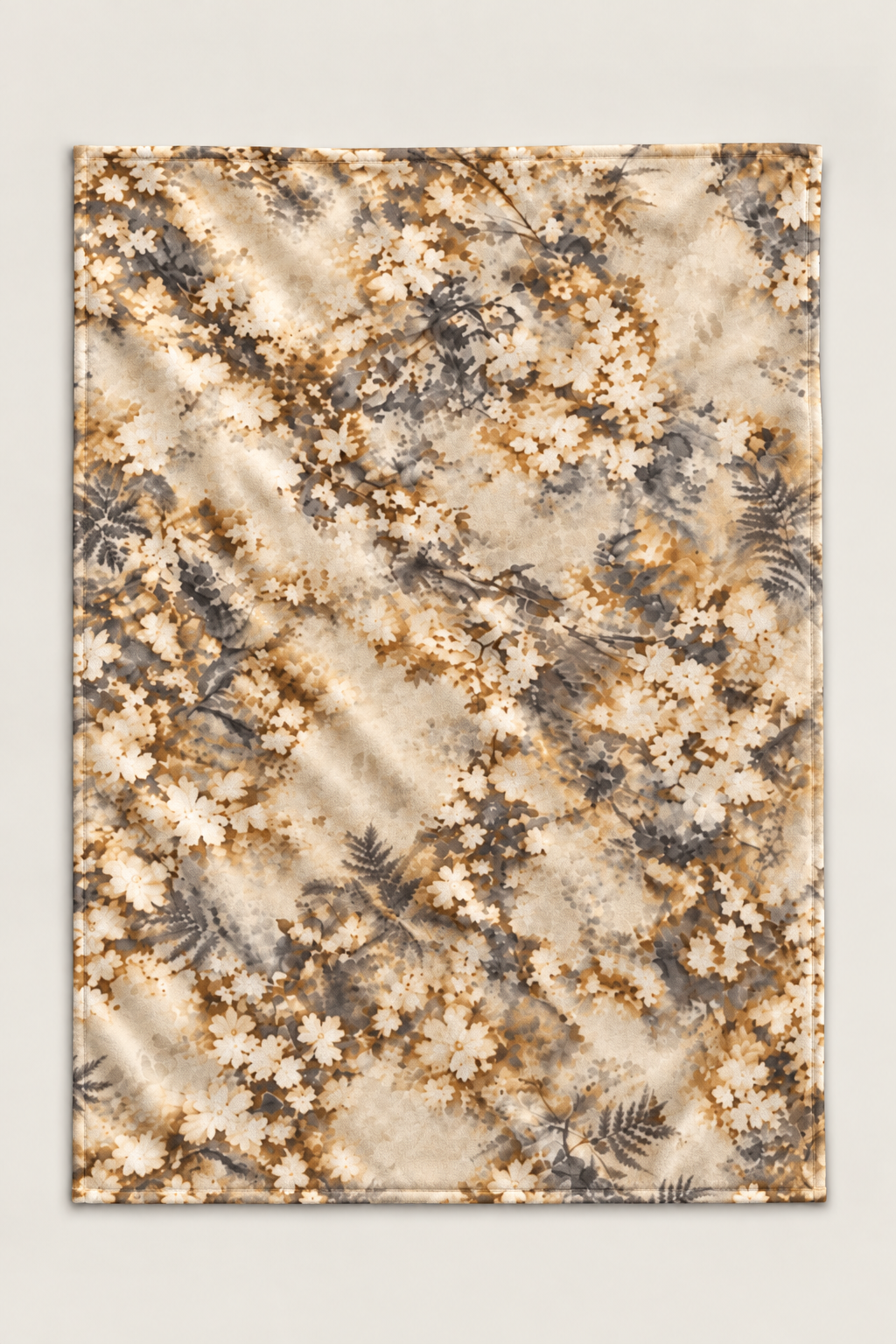 Wild Dogwood Camo Fleece Throw
