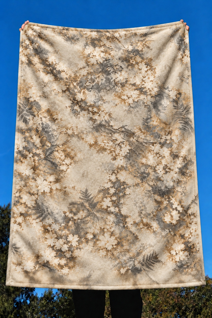Wild Dogwood Camo Fleece Throw