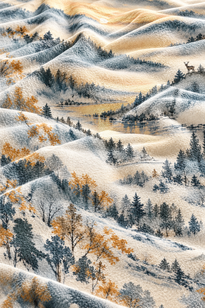 Misty Valley Whitetail Fleece Throw