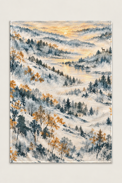Misty Valley Whitetail Fleece Throw