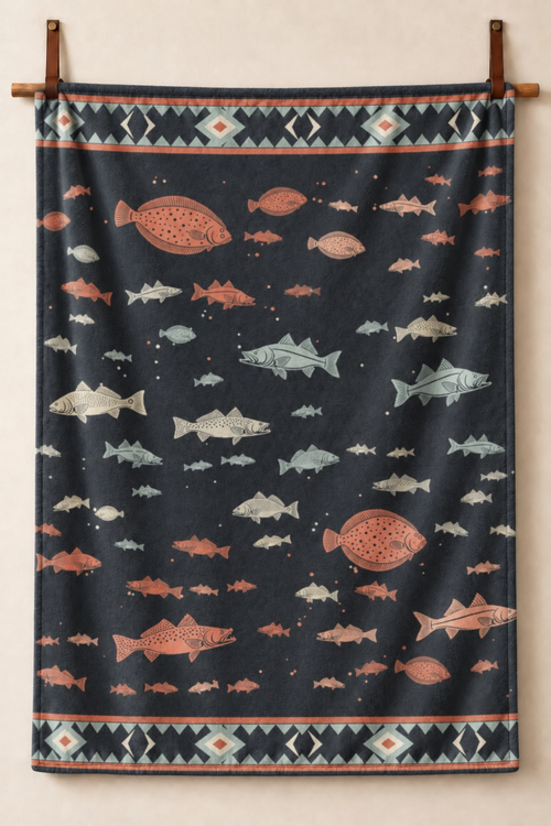 Inshore Slam Fleece Throw