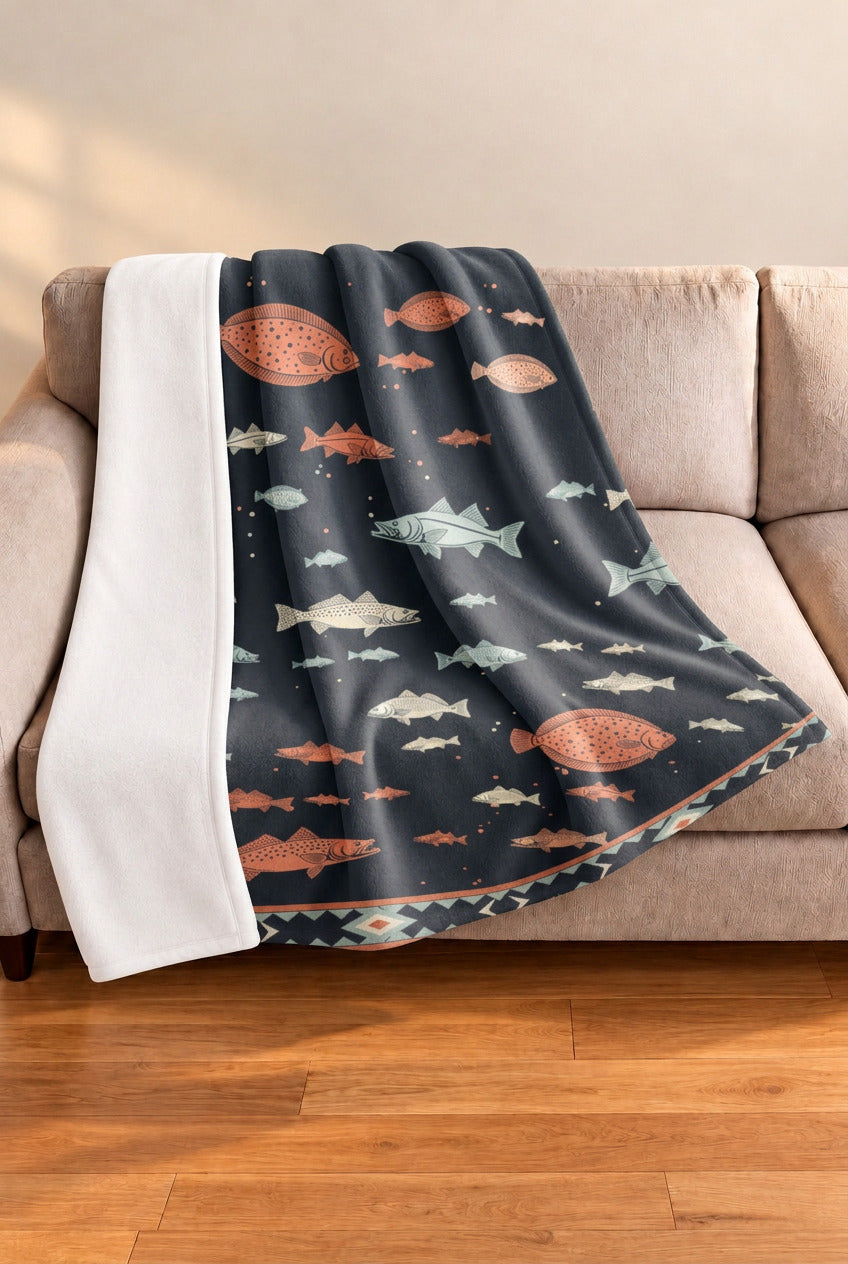 Inshore Slam Fleece Throw