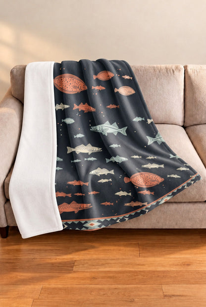 Inshore Slam Fleece Throw