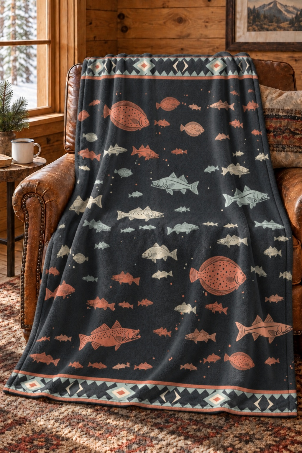 Inshore Slam Fleece Throw