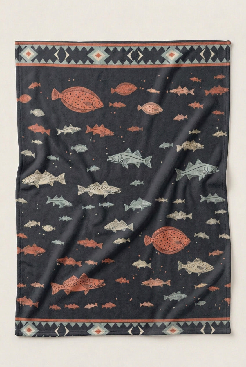 Inshore Slam Fleece Throw