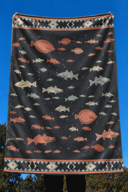 Inshore Slam Fleece Throw