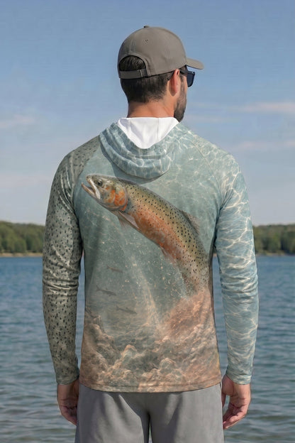 AirLite Fishing Sun Hoodie - Wild Lahontan Trout - MHL010