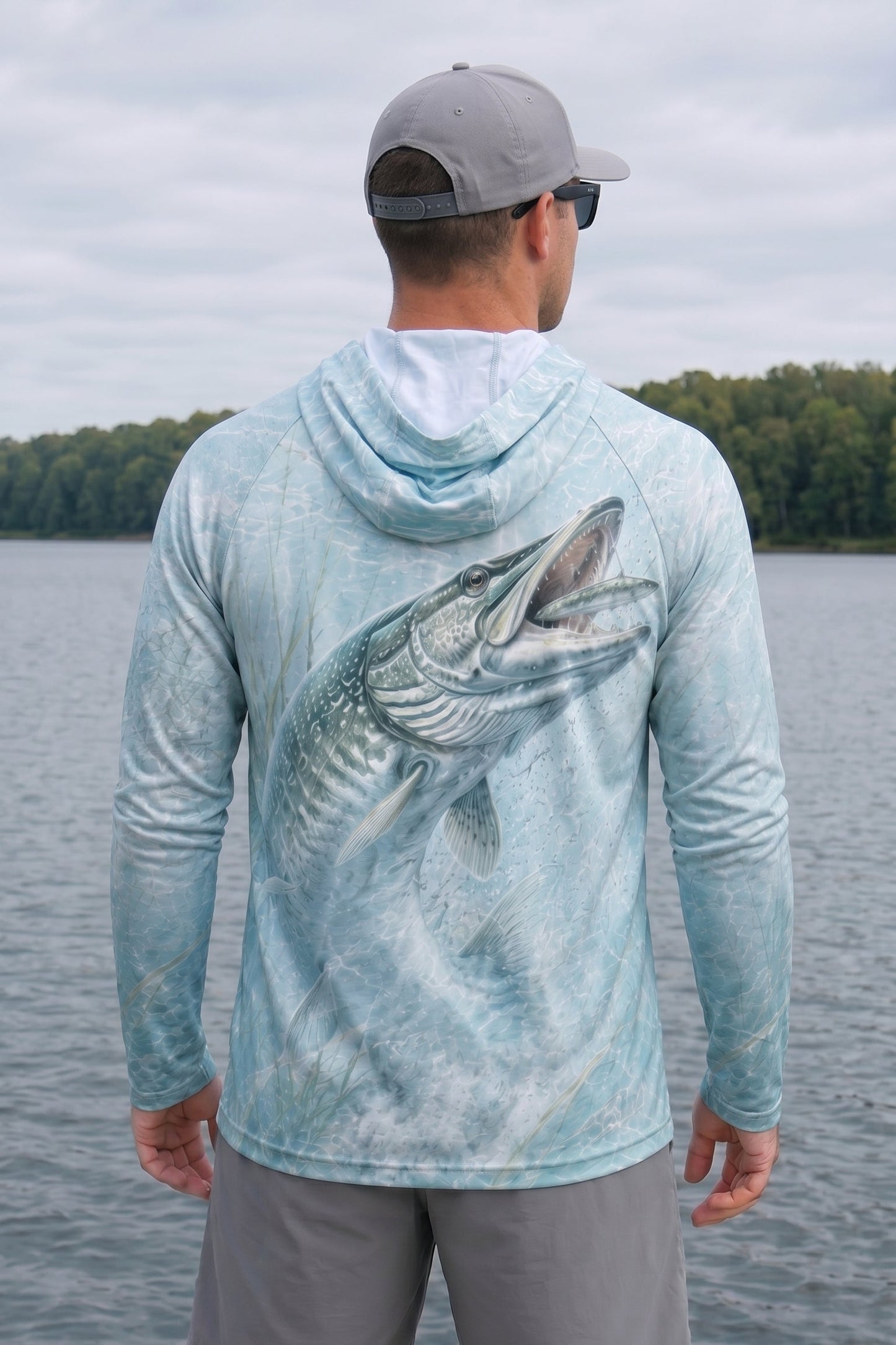 AirLite Fishing Sun Hoodie - Ghost Bay Musky - MHL011