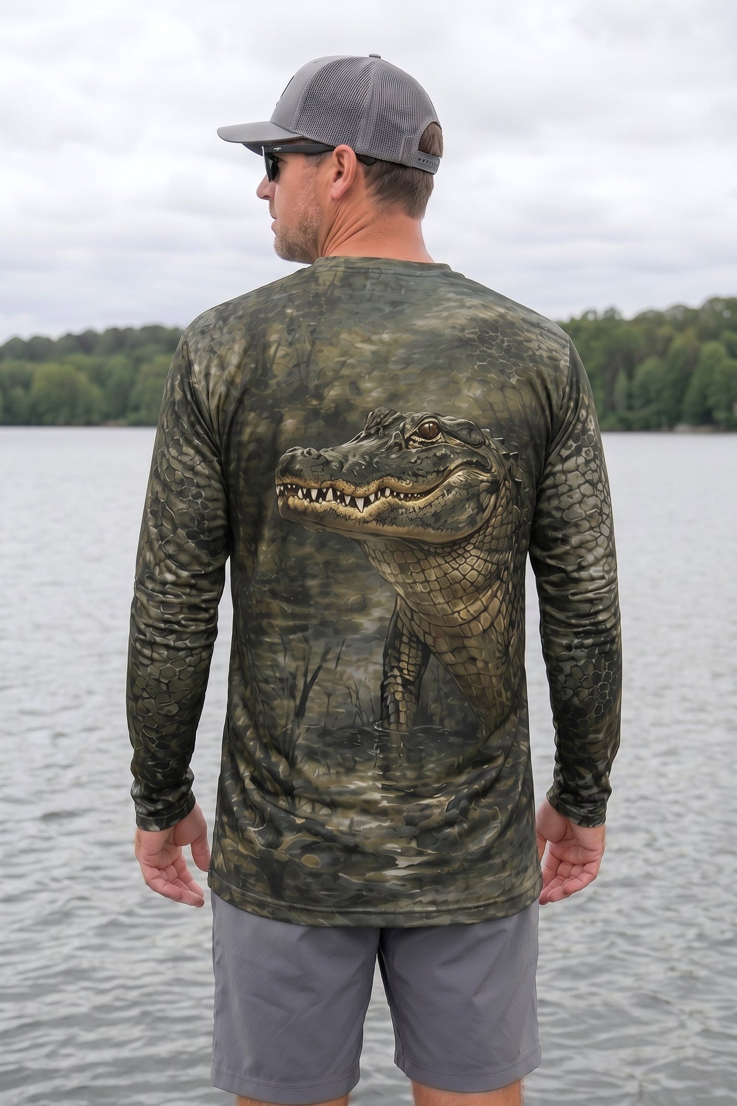 Performance Fishing Long Sleeve - Bayou Gatorrrrr - AOF122