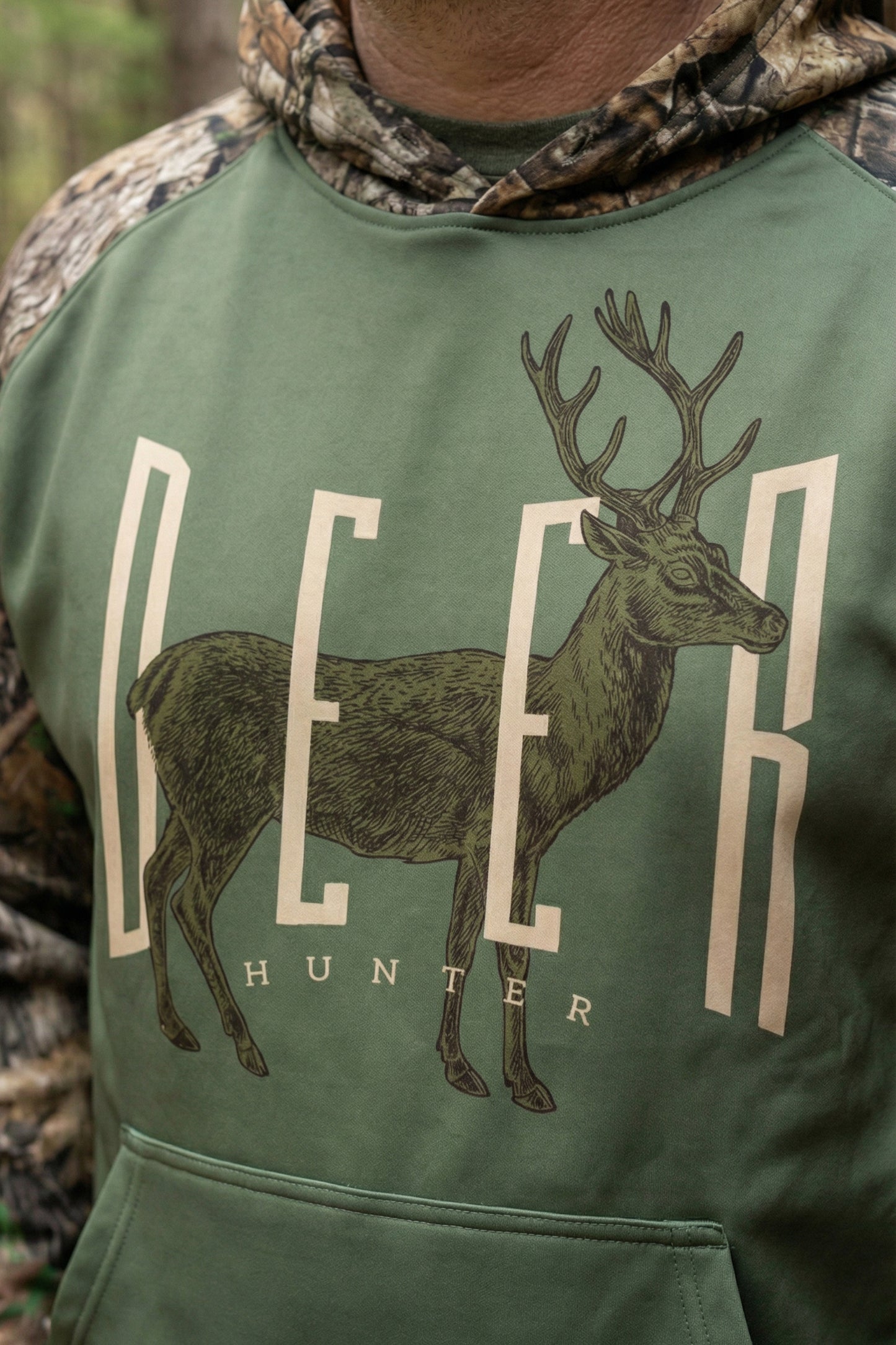 Performance Hunting Fleece-Lined Hoodie - Deer Hunter Classic – DH8P