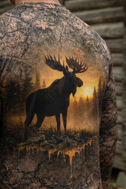 Performance Hunting Long Sleeve - Timber Moose Dusk - TD2B