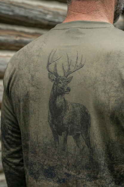 Performance Hunting Long Sleeve - Muddy Fog Buck - MF1M