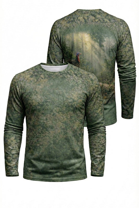 Performance Hunting Long Sleeve - Sunlit Timber Turkey - TG1G