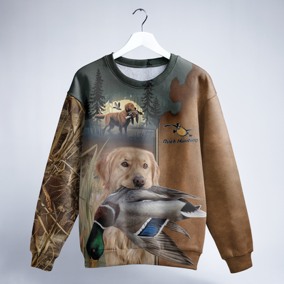 Retriever's Triumph Sweatshirt - Duck Hunting Collection
