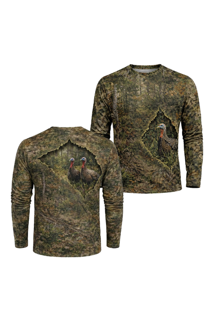 Performance Hunting Long Sleeve - Woodland Turkey - WG1T