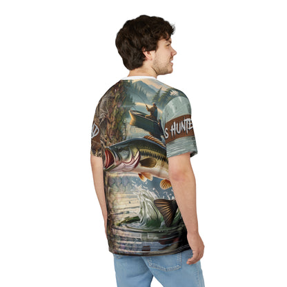 Bass Fishing Legend Personalized Unisex Cut & Sew Tee