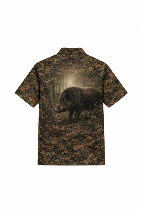 Short Sleeve Shirt - Woodland Boar