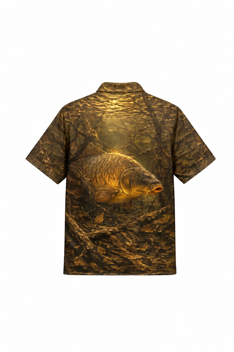 Short Sleeve Shirt - Swamp Mud Carp