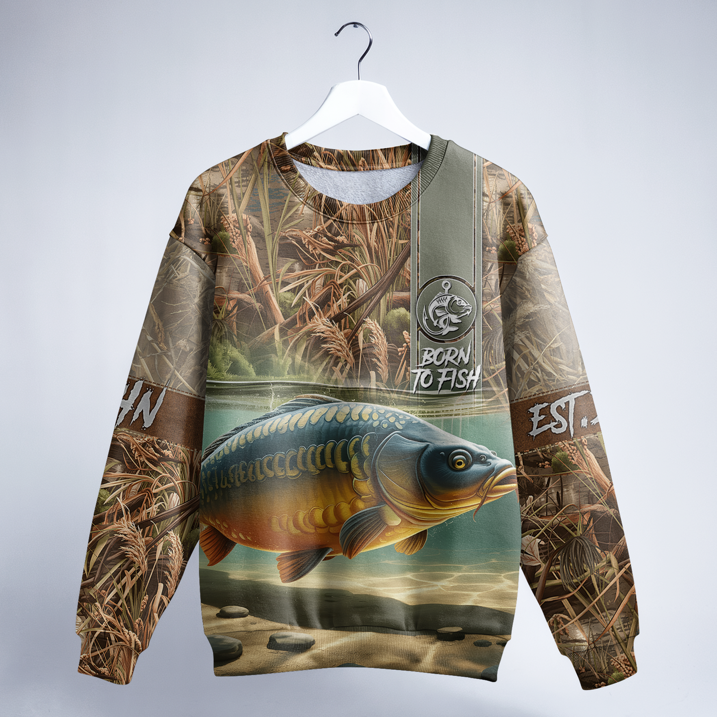 Carp Legend Personalized Unisex Sweatshirt