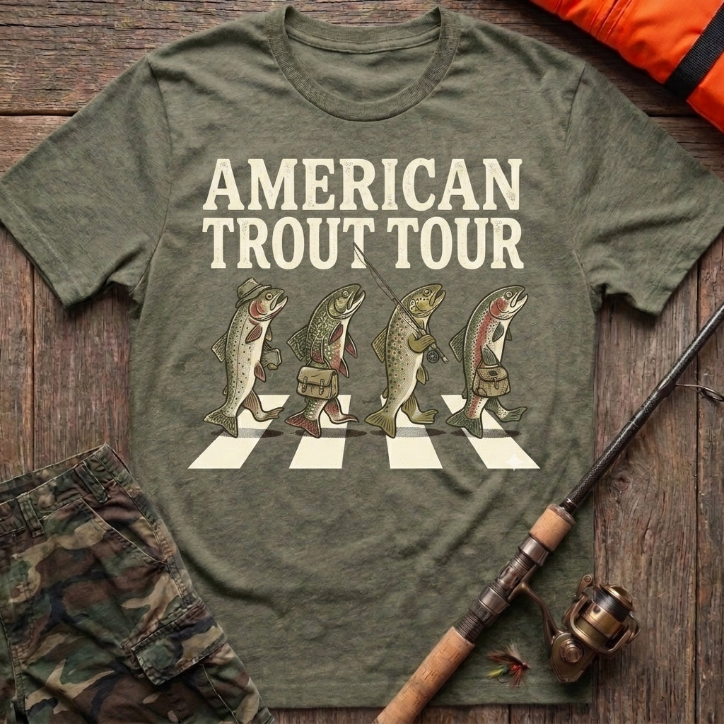 American Trout Tour Fishing T-Shirt