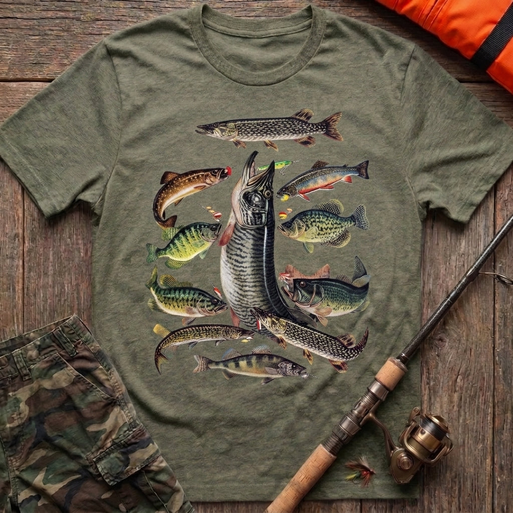Freshwater Fish Species T-Shirt